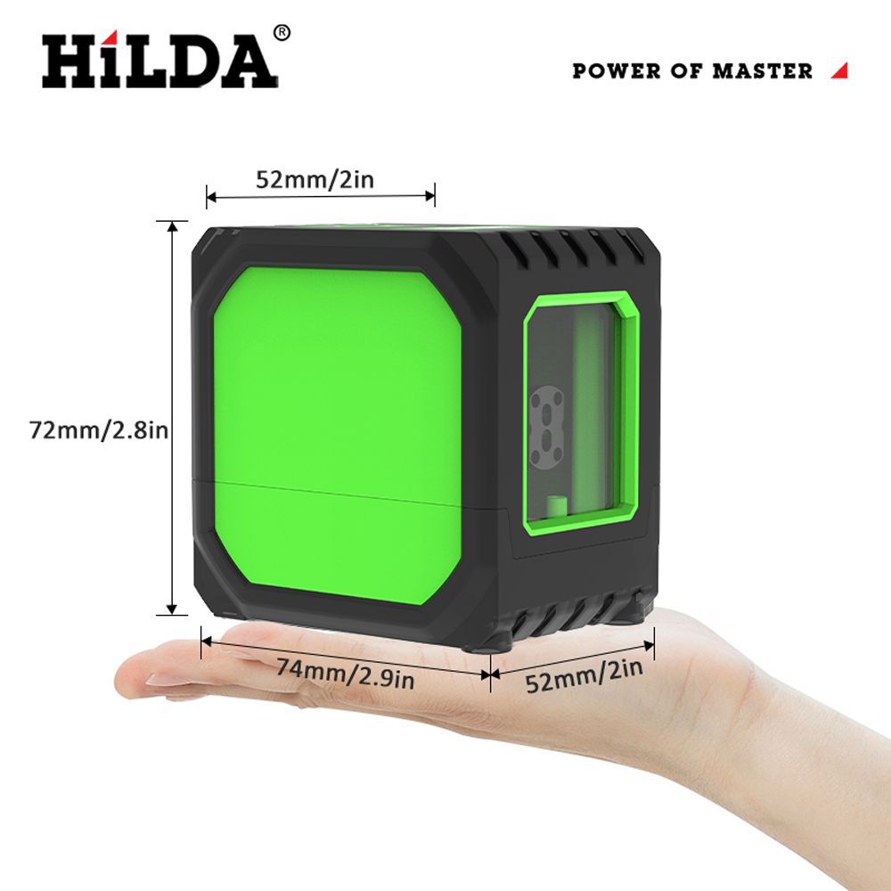 Nuevo Nivel Láser con Batería de Litio, Medidor de Nivel de Luz Potente, Proyector de Línea Láser Recargable para Exteriores, Autonivelante