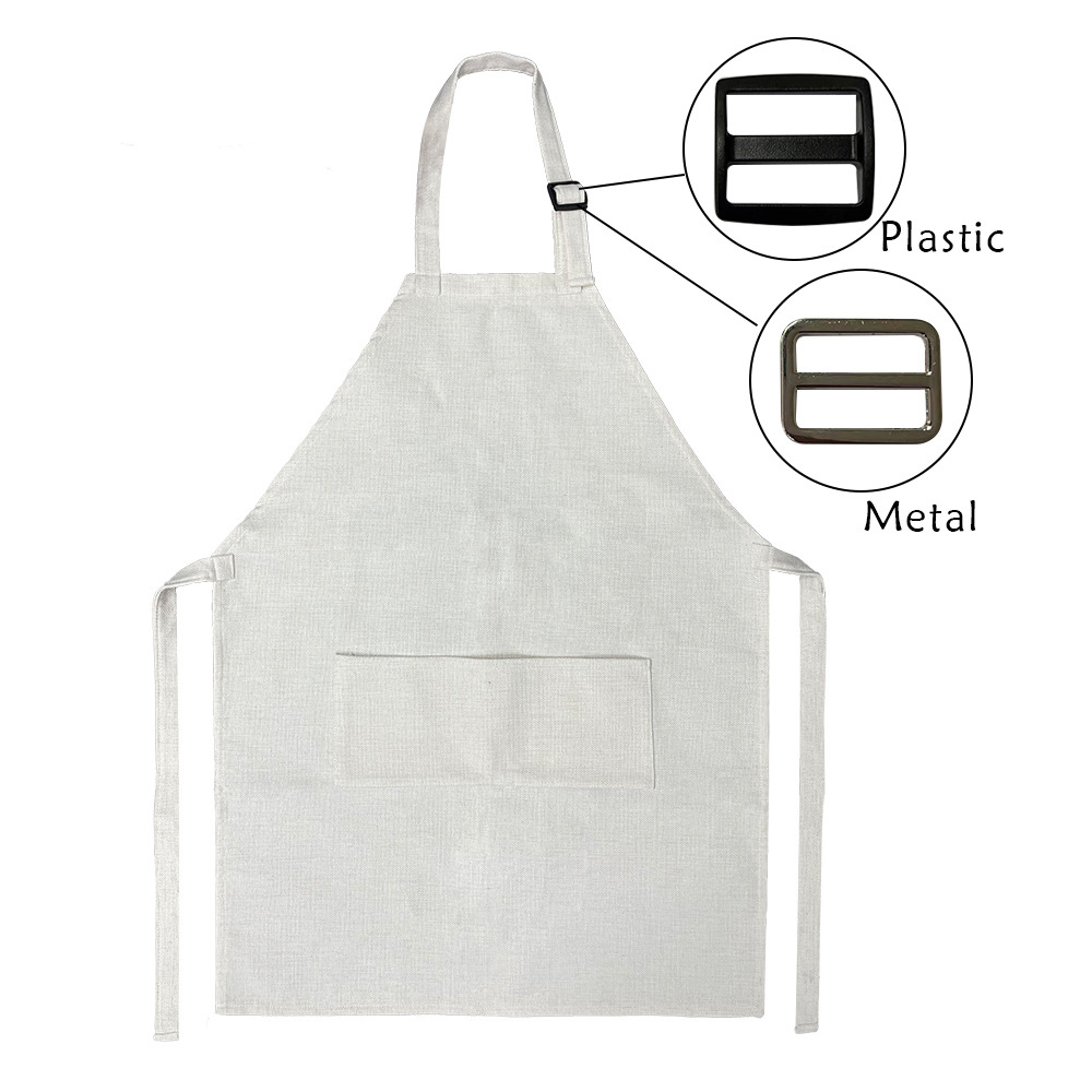 Delantal de transferencia térmica japonés hebilla delantal personalidad imagen DIY material en blanco al por mayor