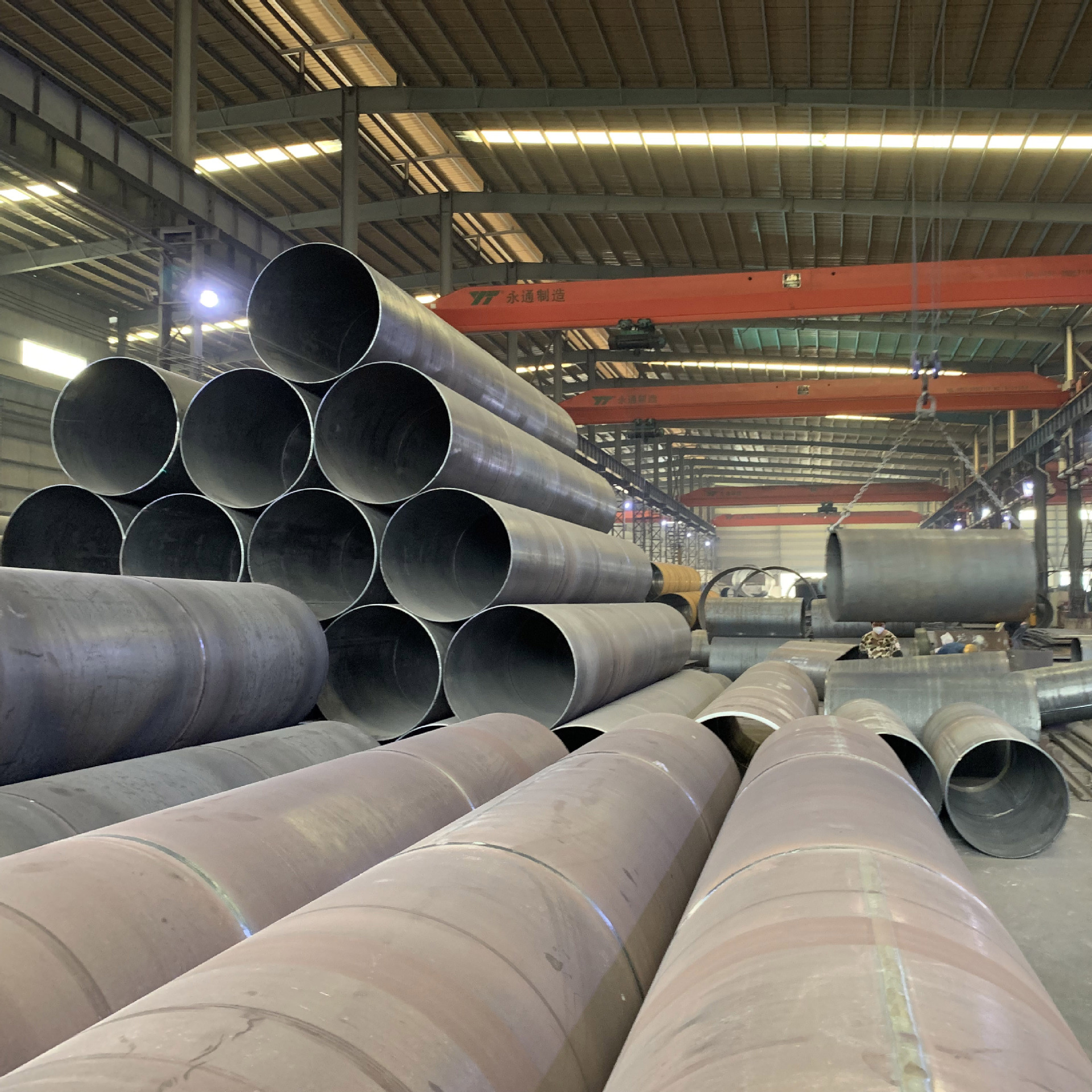 佛山螺旋钢管批发Q235B螺旋管钢管建筑工程螺旋焊管 钢材现货供应