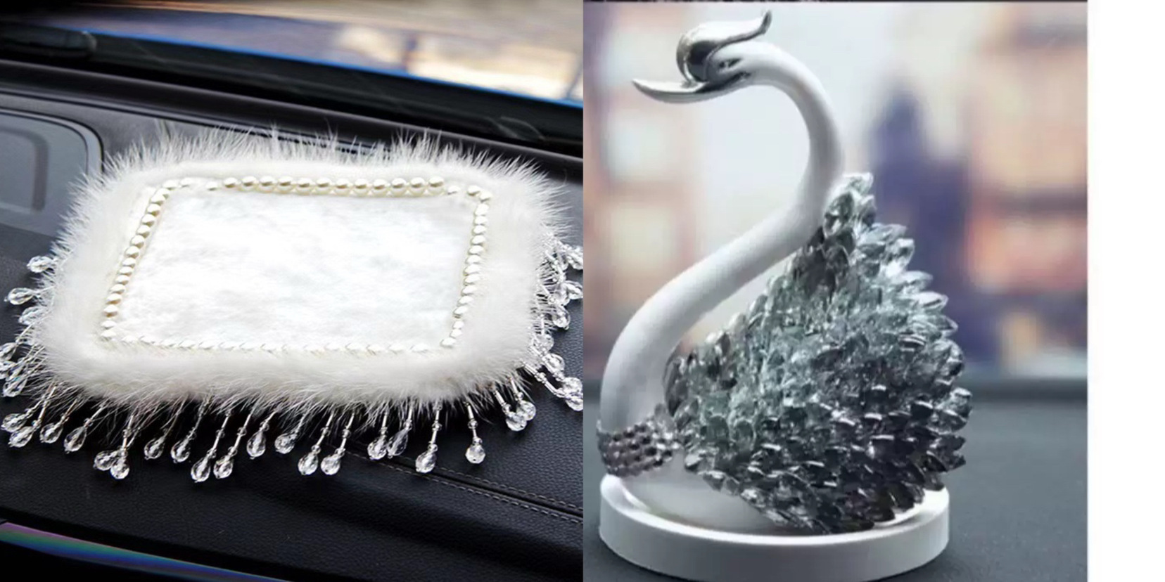 Artículo creativo de la chica del mar adornos de automóviles perfume encantador ángel perfume de automóvil perla base de diamante perfumado perdurable