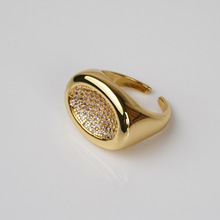 新款青岛中古轻奢镶钻高级感戒指小众个性时尚指环女精致超闪手饰