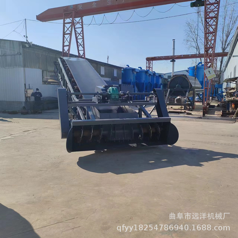 伸缩式皮带扒料机 粮食沙土装车扒料机移动式扒谷机