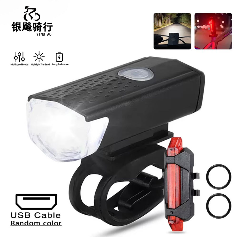 2255 headlight led night warning light cycling equipment USB charging mountain bike accessories bicycle headlight
