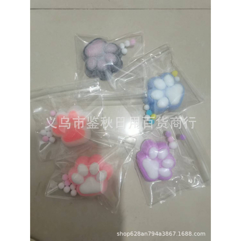 Amazonas Taba Candy Extrusión Pinch Pinch Le juguetes de compresión reducida transfronterizos huellas de garras de gato juguetes extruidos al por mayor