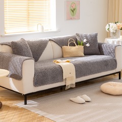 Caterpillar Sofa Cushion Winter Non-slip Thick Cushion Cover Plush Leather Sofa Cover 2023 New Design Throw Blanket