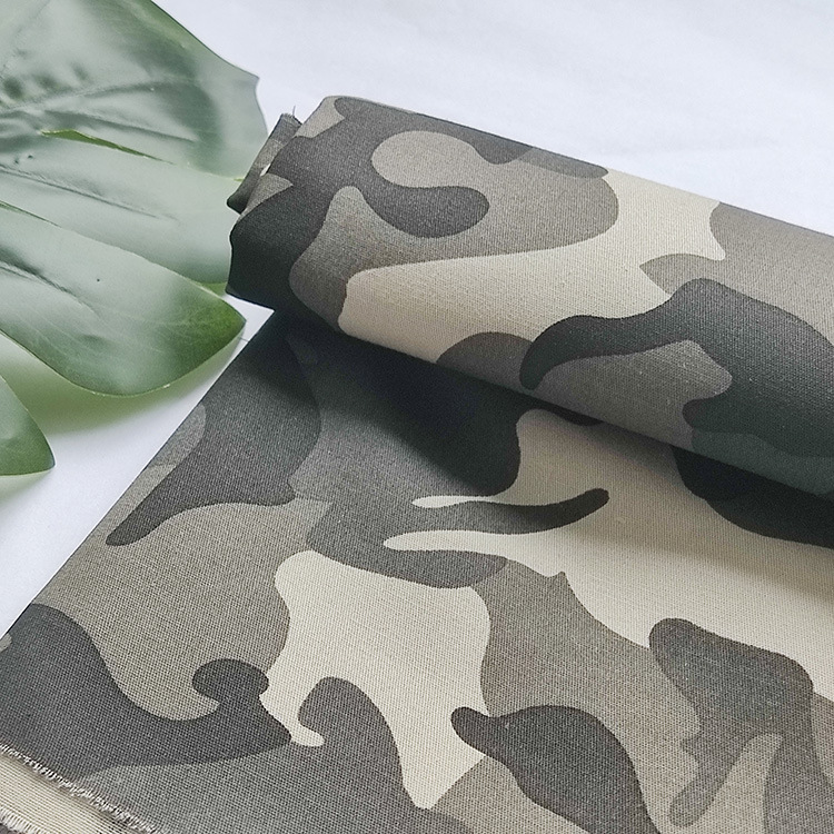 Hot sale alta solidez del color camuflaje impresión algodón spandex tela de ropa