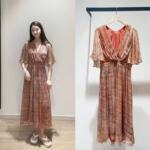 BA法式短袖连衣裙波西米亚海边度假风V领收腰碎花裙25年夏季新款