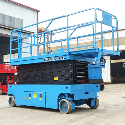 10m Electric Adjustable Platform Avtomobil fırlanan platformaları