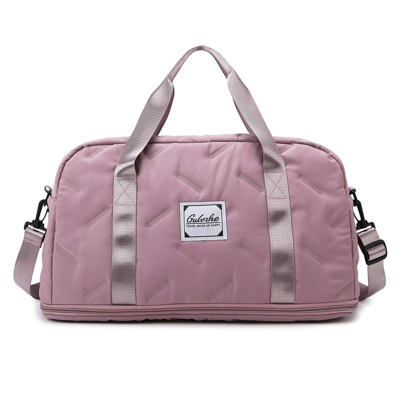 Nuevos productos de comercio exterior, bolsas de viaje de separación en seco y húmedo de gran capacidad, deportes al aire libre, se pueden usar con tirantes, bolsas de equipaje de viaje de corta distancia, marea