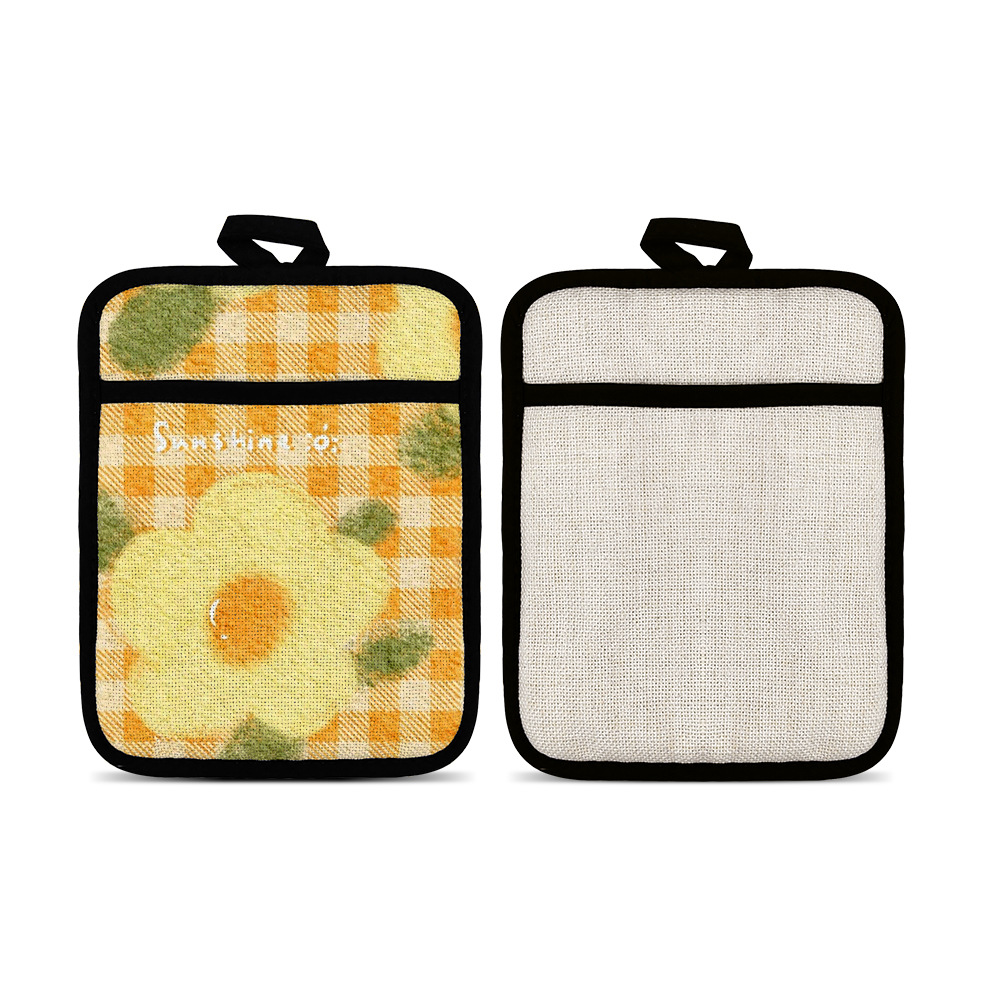 Nueva almohadilla de aislamiento térmico impresión de transferencia de calor almohadilla de aislamiento térmico de silicona estera anti-escaldado plato almohadilla de aislamiento térmico material al por mayor