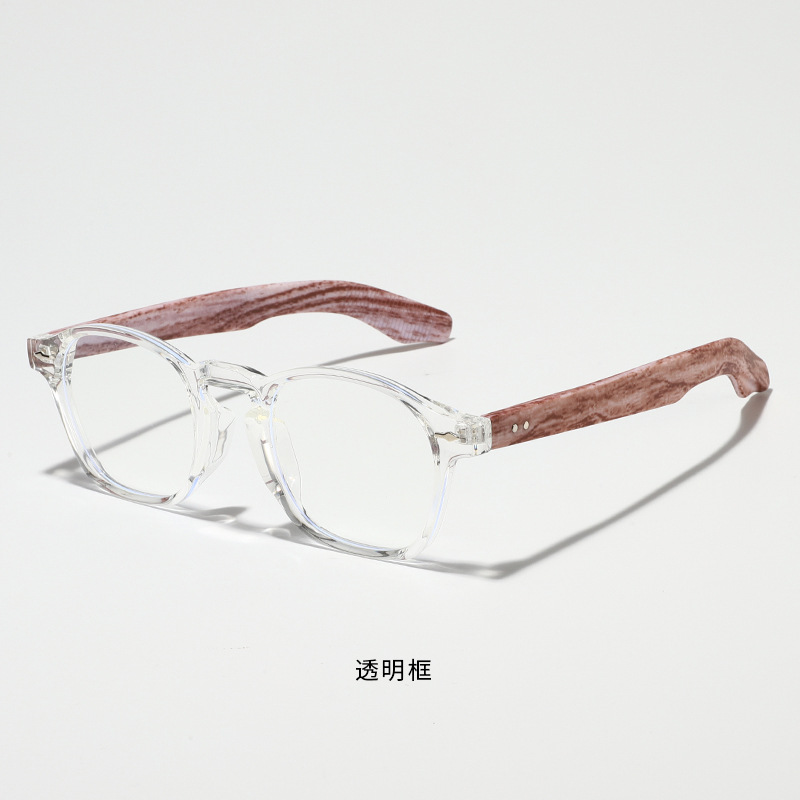 Moda TR90 anteojos de luz azul para hombres y mujeres anteojos de miopía coreana simple inins anteojos de luz plana retro marco de gafas versátil