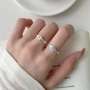 气质甜美韩版s925指环