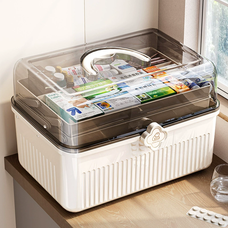 Трехслойная складная аптечка, большая бытовая аптечка, медицинская аптечка первой помощи, классификация, аптечка, сумка, аптечка первой помощи