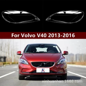 13-16 Volvo V40 Avtomobil Fənərləri üçün Şəffaf Böyük Abajur Lampası Qabığı
