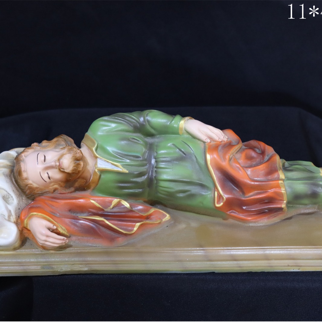 40cm transfronterizos dormir José dormir mirando la luz personajes regalos de la iglesia familia decoración de la sala de estar artesanía