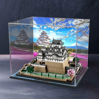 透明防尘罩适用乐高21060建筑姬路城模型亚克力展示盒 手办收纳盒