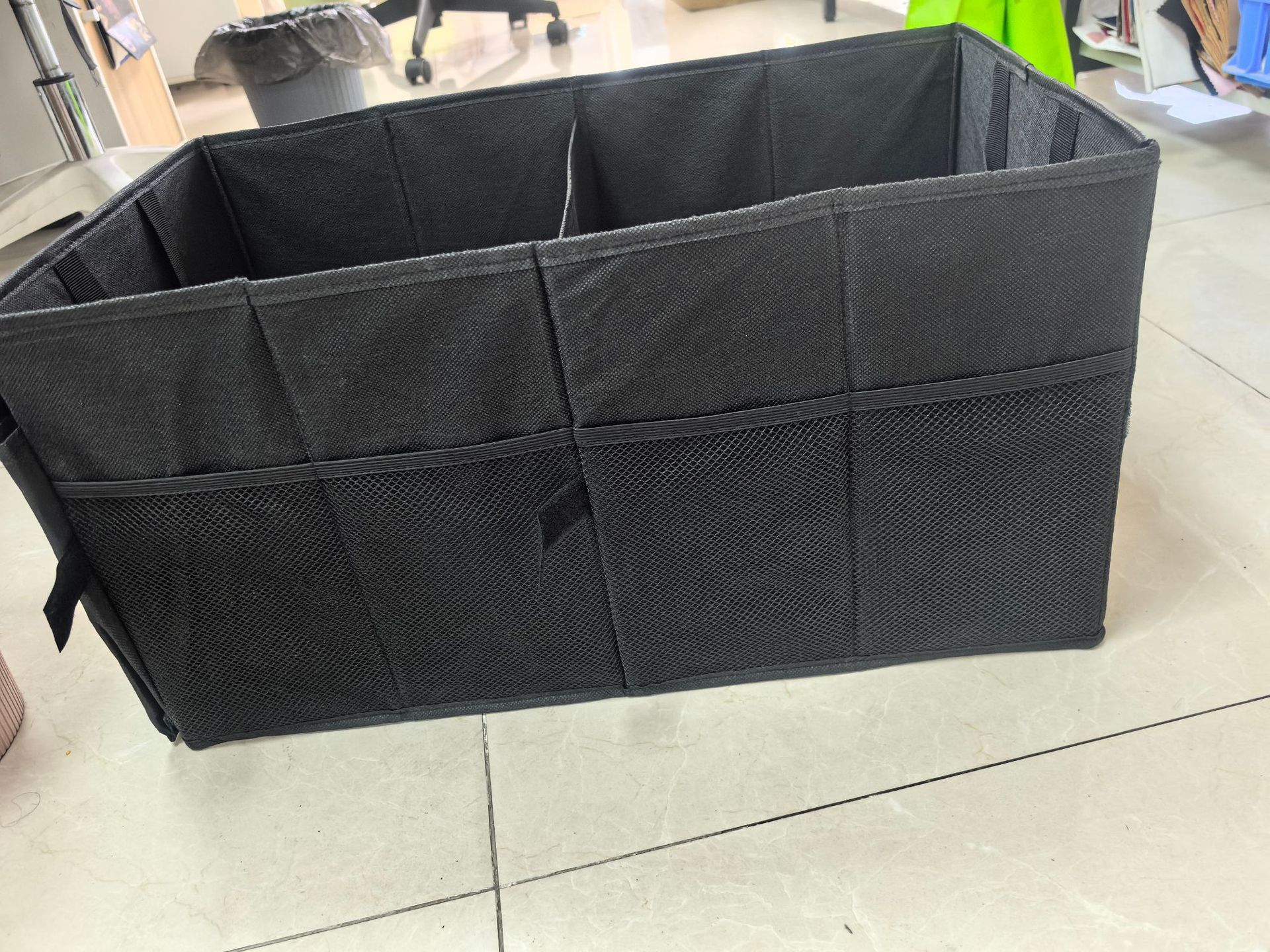 Large-Capacity Foldable Car Trunk Storage Box, Car Storage Box, Storage Container for In-Car Supplies, Trunk Storage