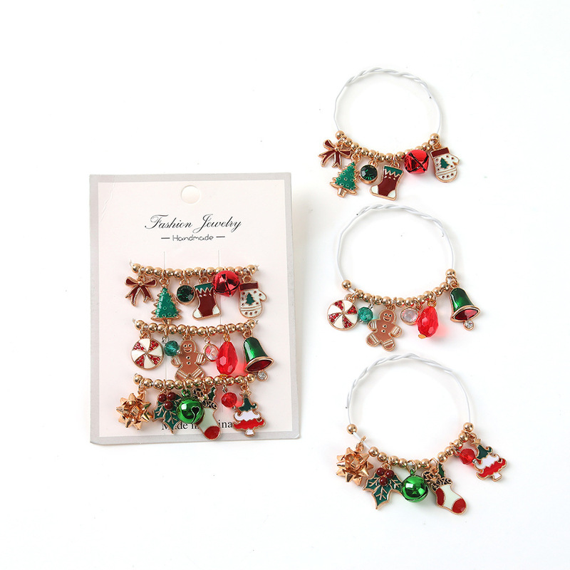 Amazon's New Christmas Bracelet Creative DIY Personalized Beaded Bracelet European and American Christmas Bracelet Set Wholesale Amazon's New Christmas Bracelet Creative DIY Personalized Beaded Bracelet European and American Christmas Bracelet Set Wholesale
