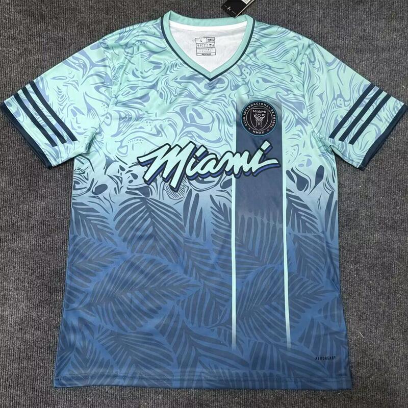 2526 Miami International Special Edition Football Training Suit Cross-Border Foreign Trade Gradient Pattern Sports Football Jersey