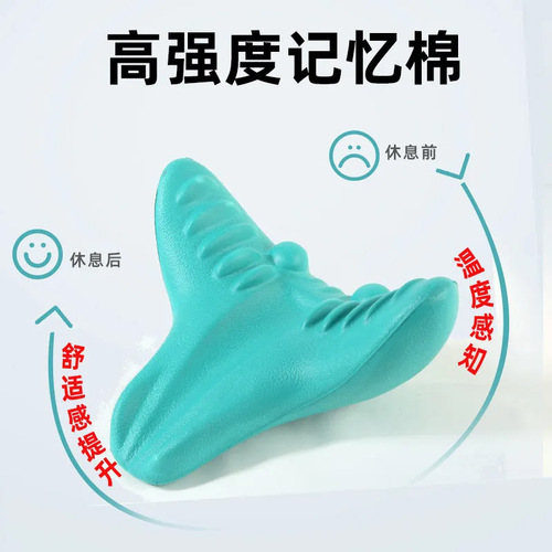 Butterfly-shaped massage pillow, multi-functional simulated human-shaped head with hole for hugging cushion, cervical vertebra sleeve with gas to aid sleep