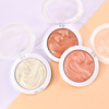 Highlighter for face, brightening contouring palette for contouring full body, three dimensional powder