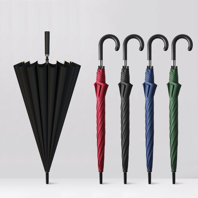 Long umbrella advertising umbrella printing production LOGO long handle umbrella umbrella umbrella wholesale double sunscreen golf umbrella