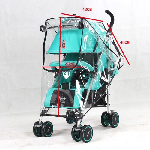 Amazon Cross-border Shopping Cart Rain Cover for Infant Stroller, Child Stroller, Baby Stroller, Universal Wind Shield, Splash Proof, Rain Cover