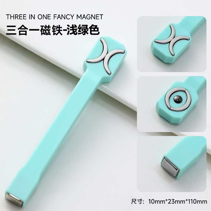 Manicura ojo de gato imán cilíndrico herramienta fuerte imán magnético elegante imán multifuncional pegamento de ojo de gato salón de uñas