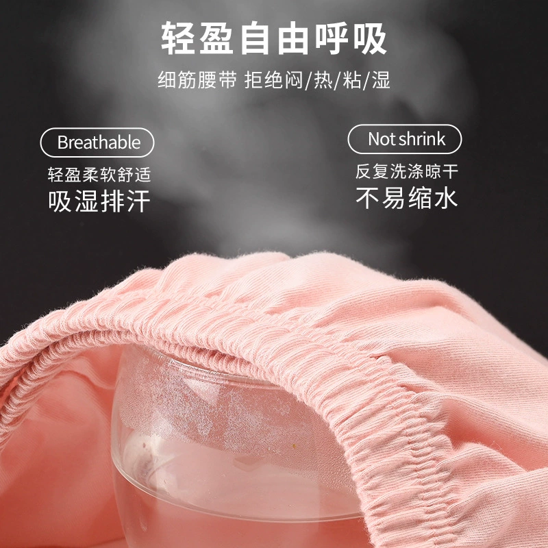 Хлопковые трусы для мамы, брюки, дышащие шорты, для среднего возраста, высокий пояс, свободный прилегание, плюс размер