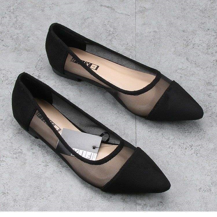 Shoes, sexy slip-ons pointed-toe flat, plus size, work shoes