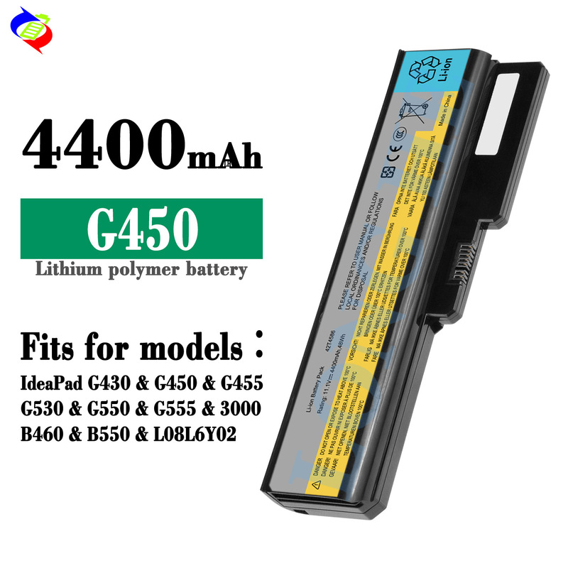 For Lenovo IdeaPad G430/G450/G455/G530/G550/G555 laptop battery G450