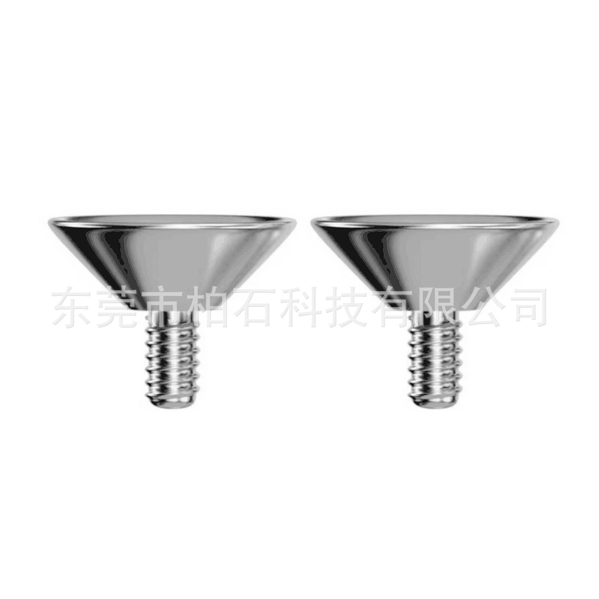 F136 Titanium Alloy Internally Threaded Earring Funnel Claw Set Lip Nail Ear Bone Piercing Jewelry detail image 7