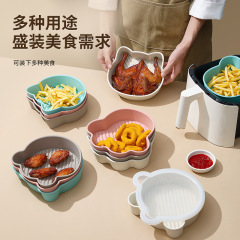硅胶烤盘卡通空气炸锅烤盘蛋糕模具烤箱烘焙垫动物形状烘焙模具