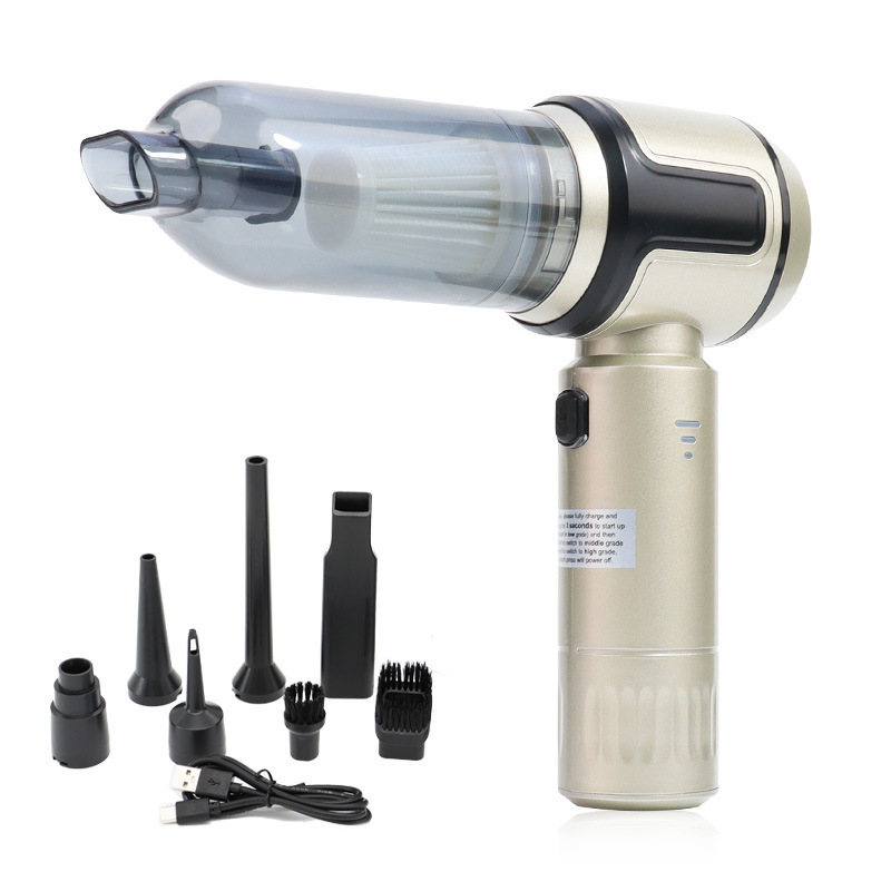 Window Vacuum Cleaner Car Household Small Wireless Handheld Large Suction Groove Window Sill Gap Cleaner