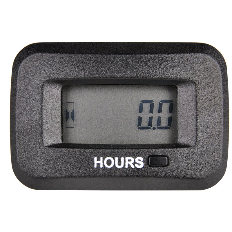 ЖК-цифровой дисплей сбрасываемый таймер косилка культиватор зеленая трава машина счетчик моточасов генератор таймер включения