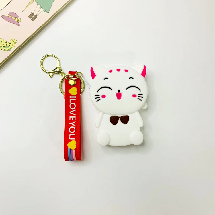 고양이 흰색 (버클형)