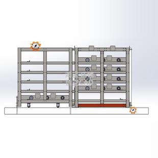 J8 Digital Analog Sw Three-Dimensional Model 93 Format Shelf Drawer 145 Design Plan Steel Plate Mechanical Drawing 3D69G3