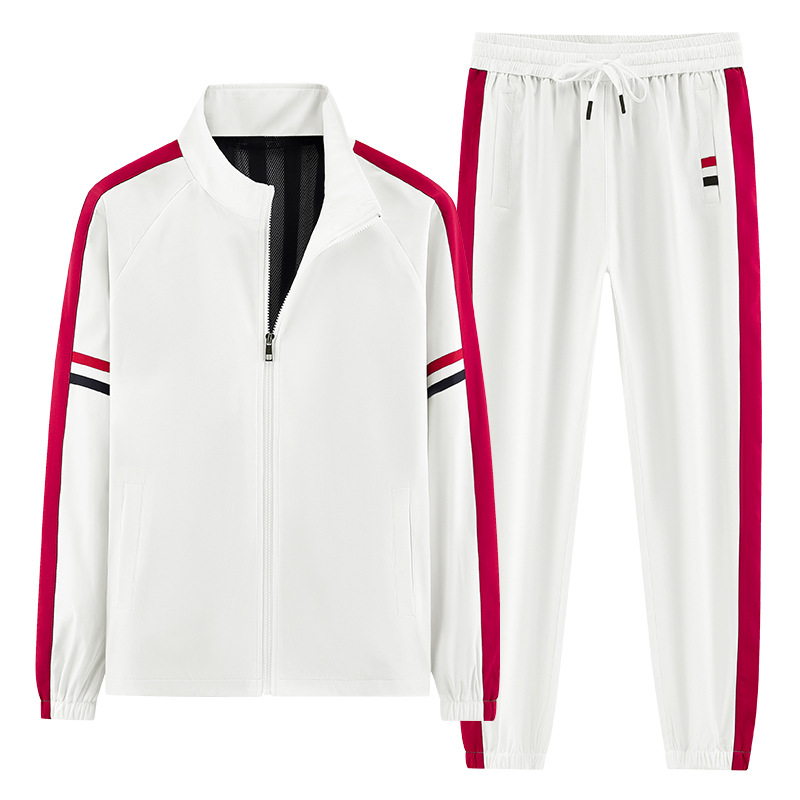 Trajes deportivos casuales transfronterizos para hombres primavera y otoño nuevos cardigans sueltos, chaqueta de moda para hombres, pantalones de dos piezas