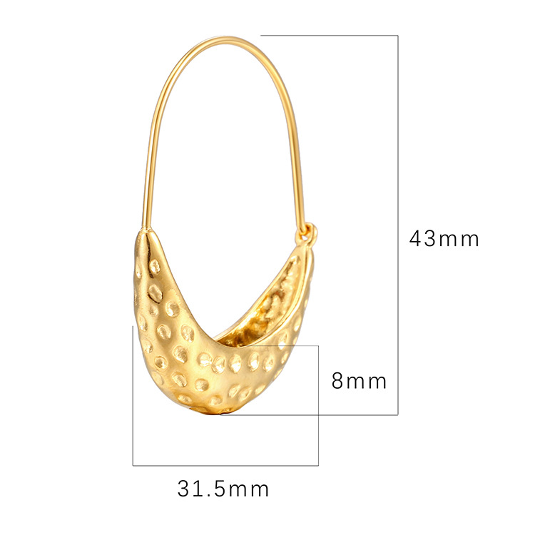 Pendientes largos de acero inoxidable exagerados de estilo europeo y americano transfronterizo