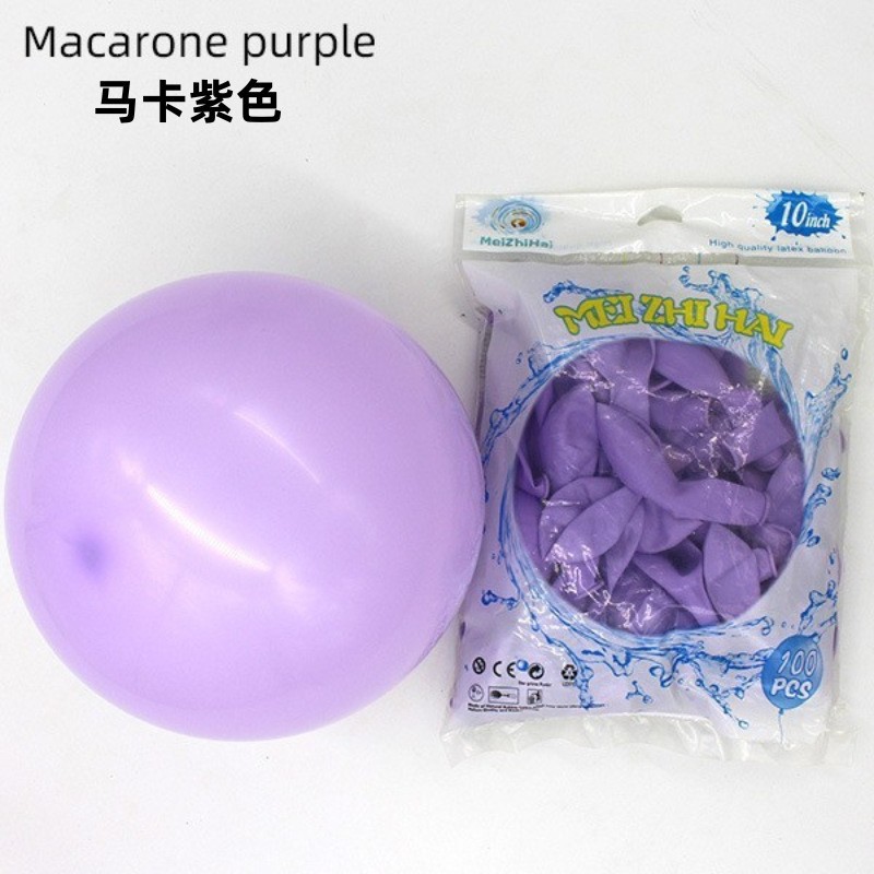Customizado 10 pulgadas engrosado macarón globos al por mayor dulces globos decoración de la decoración de la casa de boda