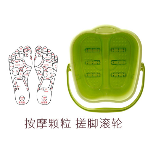 Selected High-End Thick Foot Bath Tub with Cover Massage Foot Bath Basin Plastic Foot Wash Tub Home Tub