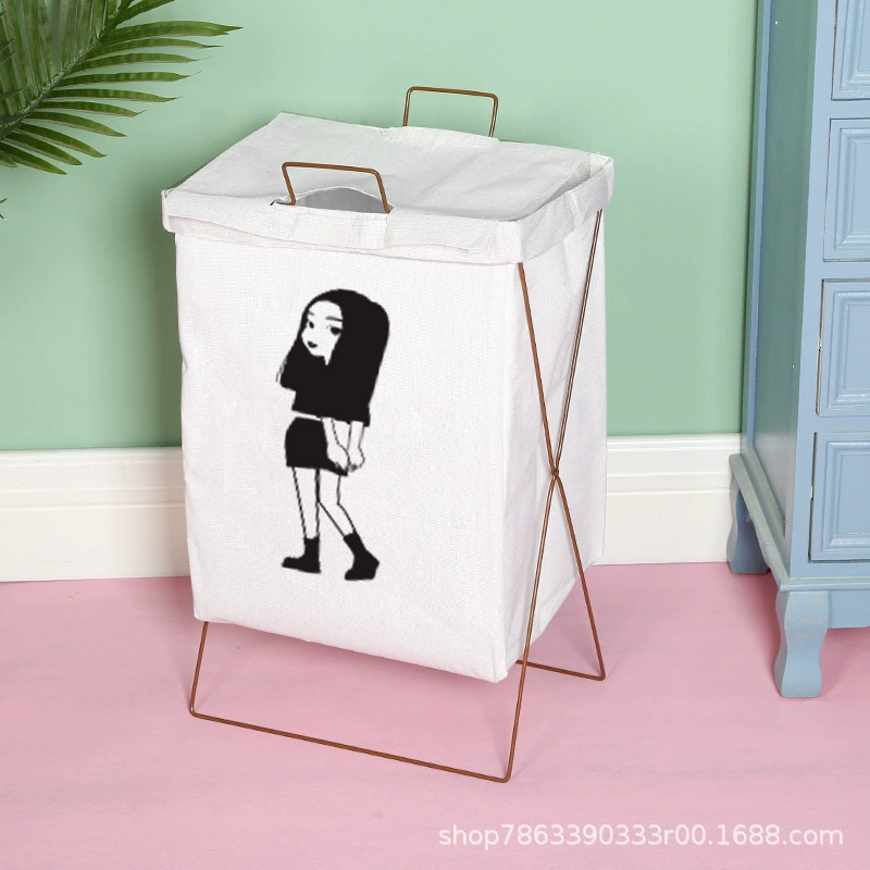 Home laundry basket, foldable high quality storage basket