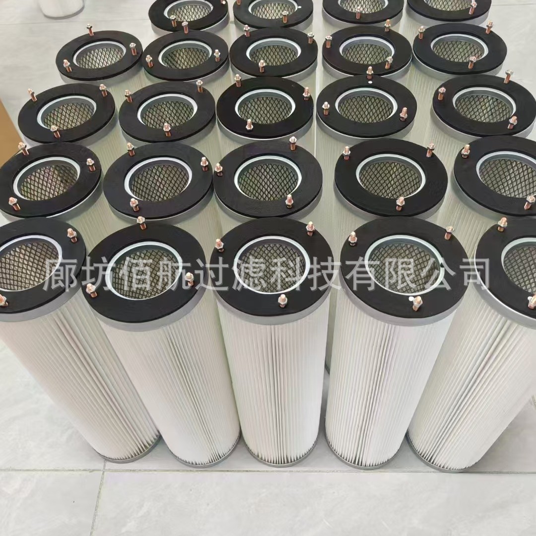 工业除尘120*600 通用喷砂机三螺栓吊装滤芯喷涂喷粉直筒滤筒