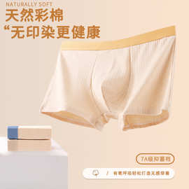 男士内裤男款纯棉青少年男生四角裤衩男爆款2026新款平角短裤男人