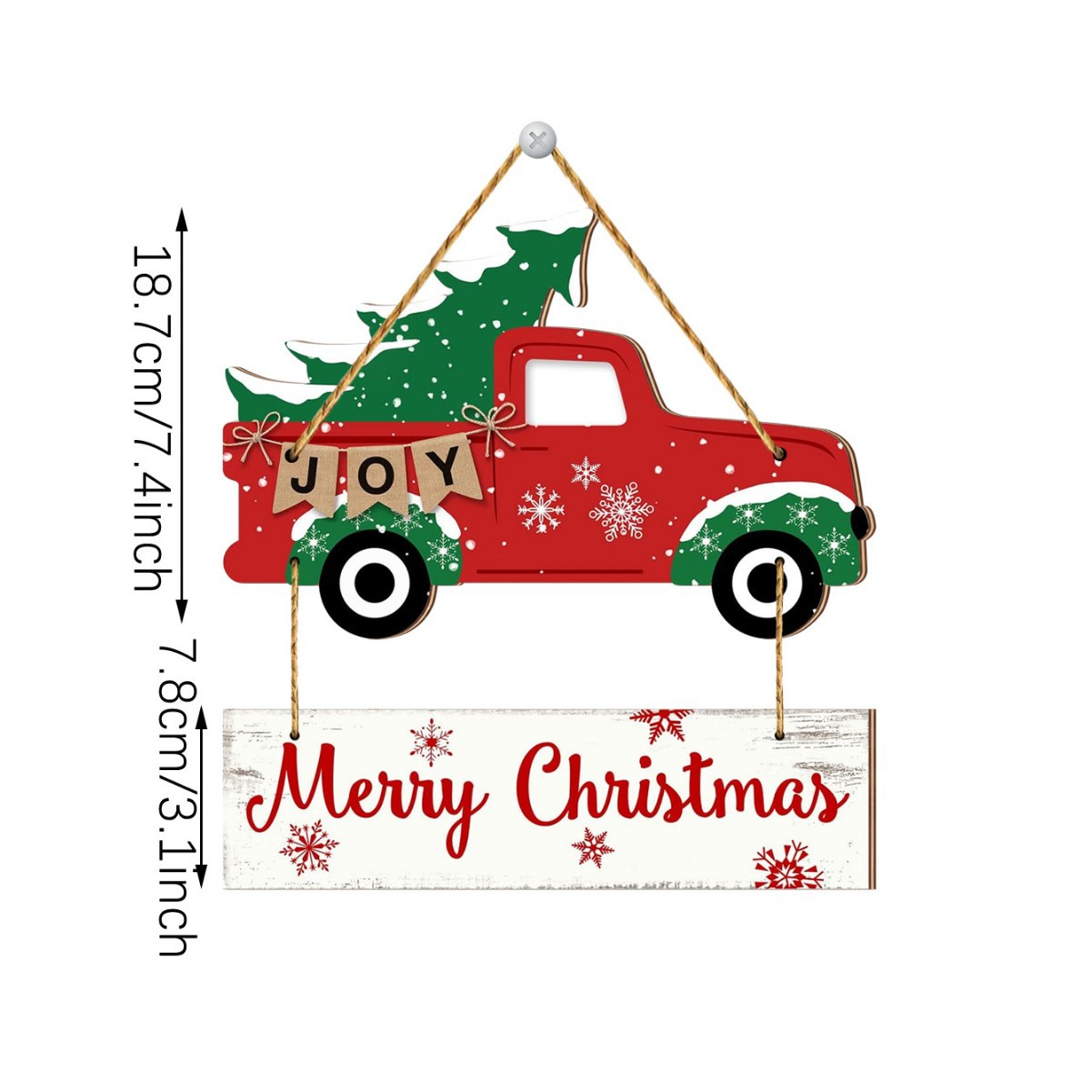 Transfronterizo temu explosión decoración del hogar invierno elementos de Navidad logotipo de madera de Navidad decoración creativa