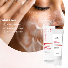 跨境专供英文洁面乳去黑头嫩白深层控油保湿女士控油洗面奶温和去