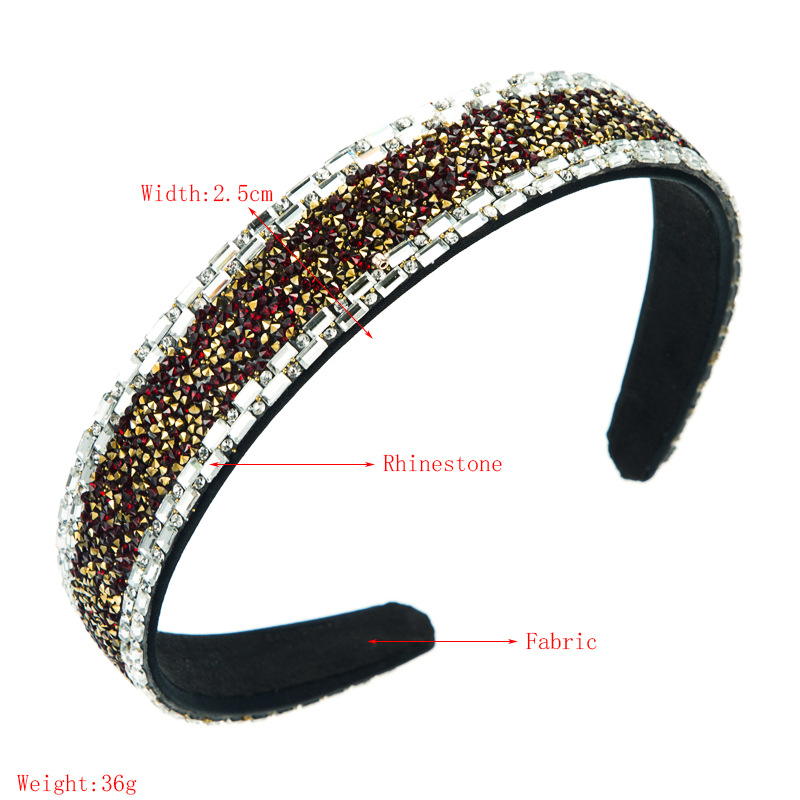 Korean New Fashion Starry Rhinestone Simple Headband display picture 1