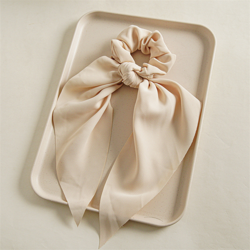 34g Weight Hair Tie Hair Accessories Type 1 Piece Quantity Casual, Holiday, Street Occasion Nylon Material Solid Color Pattern All Seasons Season Women's Gender Elegant, Lady Style Elegant Lady Women's Solid Color Nylon Hair Tie 12