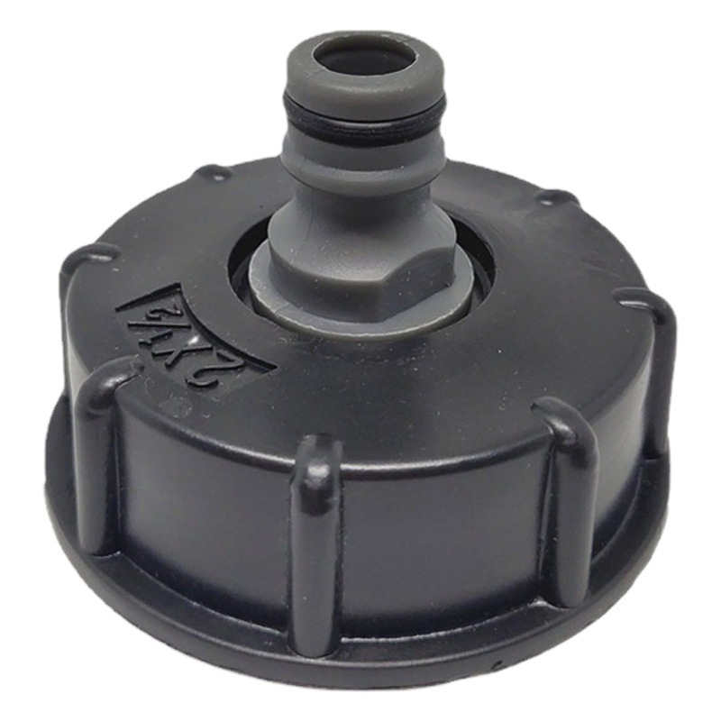 S60 * 6 conector de pezón de alambre grueso IBC Ton barril accesorios conector de pezón conector de manguera de jardín 1/2 pulgada 3/4 pulgada