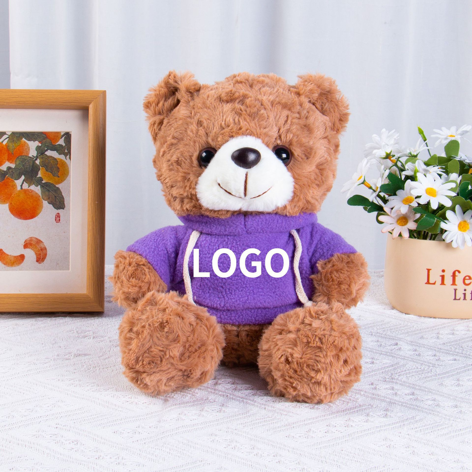 Muñecas de peluche, osos, camisetas, uniformes escolares, suéteres, muñecas para dibujar y imprimir logotipo